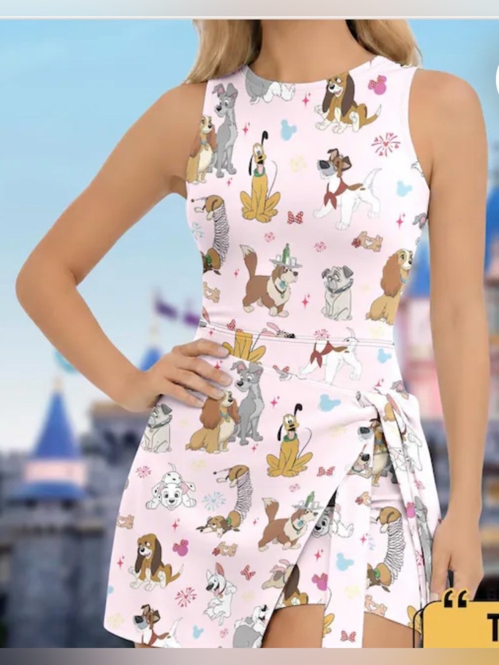 Disney dogs Tennis Dress
